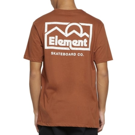 Camiseta Element Sunup Marrom