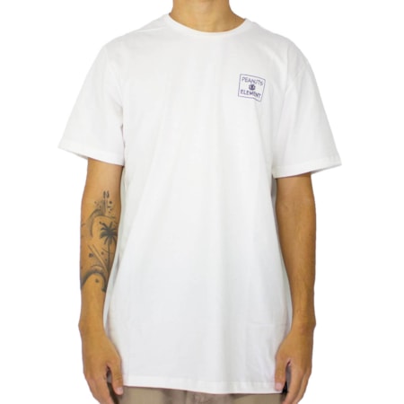 Camiseta Element X Peanuts Page Branco