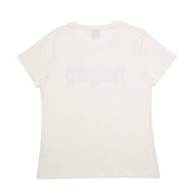 Camiseta Feminina Thrasher x Santa Cruz Screaming Flame Logo Branco