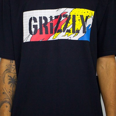 Camiseta Grizzly All That Stamp Black GMD2001P36