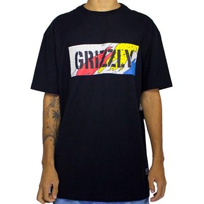 Camiseta Grizzly All That Stamp Black GMD2001P36