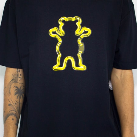 Camiseta Grizzly Carabiner Black GMD2001P04