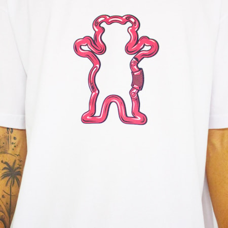 Camiseta Grizzly Carabiner White GMD2001P04