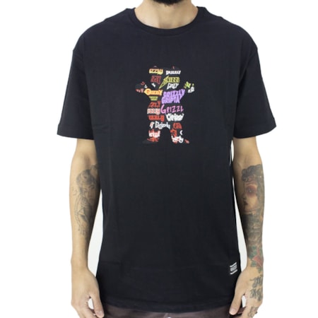 Camiseta Grizzly Grizzfest Bear I20GRC03 Black