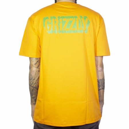 Camiseta Grizzly Leaf Cutout Laranja