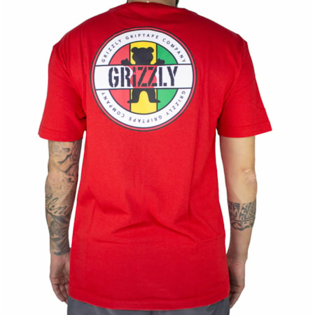 Camiseta Grizzly Most High GMB2001P04 Red