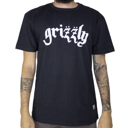 Camiseta Grizzly Motogrizz GMD1901P01 Black