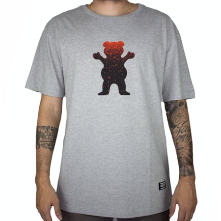 Camiseta Grizzly Og Bear Fadeway Grey GMA2001P16