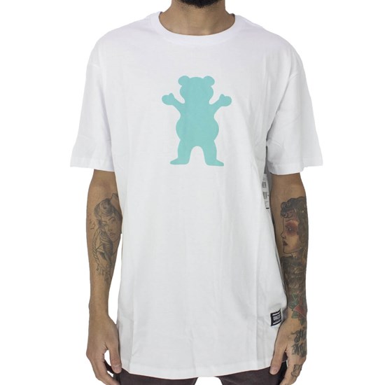 Camiseta Grizzly Og Bear S S White MA1901P13