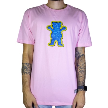 Camiseta Grizzly Og Swimmer Qsv19grc02 Rosa