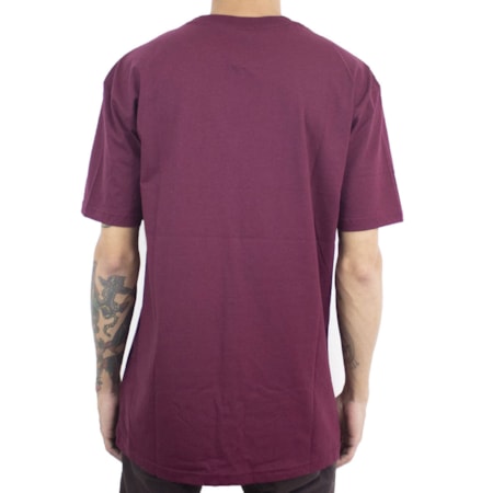 Camiseta Grizzly Stamped Gma1901p14 Burgundy