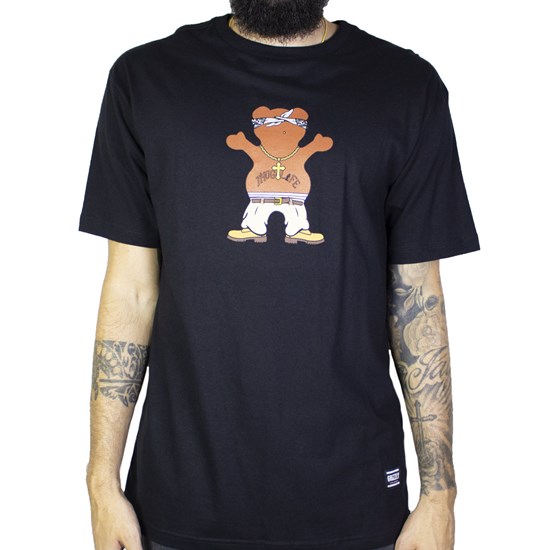 Camiseta Grizzly Thug Bear Black