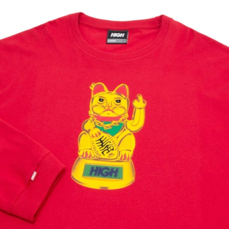 Camiseta High Company Longsleeve Lucky Red