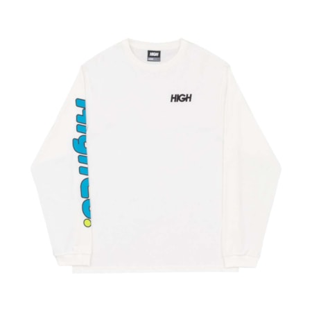 Camiseta High Company Longsleeve Synth White