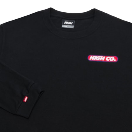 Camiseta High LongSleeve Battery Black