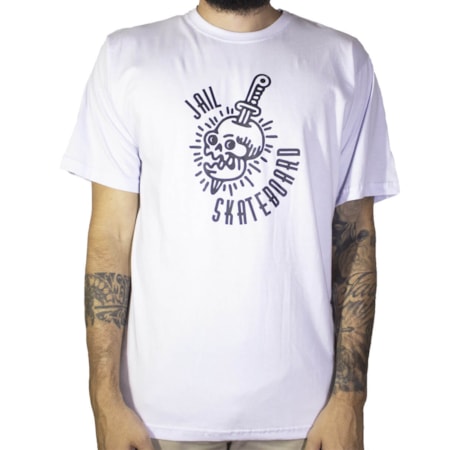 Camiseta Jail Cranio Branco