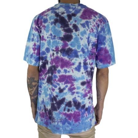 Camiseta LRG Abuse Tie Dye Roxo Azul 