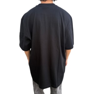 Camiseta Lrg All Efective Panda Over knit Preto