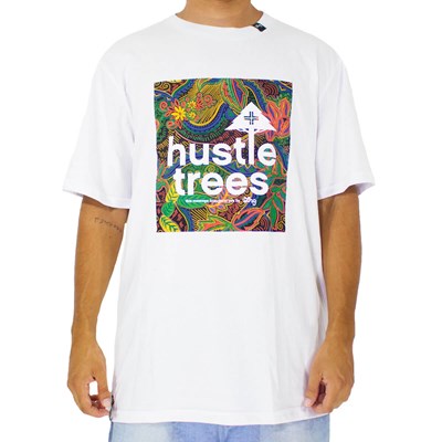 Camiseta Lrg Brighter Hustle Trees Branco