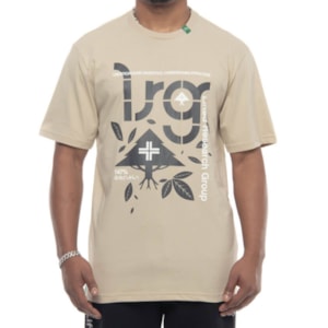 Camiseta Lrg Cycle Leaves Areia