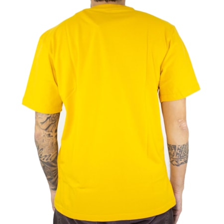 Camiseta Lrg Cycle Logo Amarelo