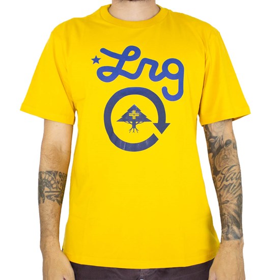 Camiseta Lrg Cycle Logo Amarelo