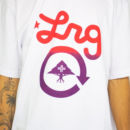 Camiseta Lrg Cycle Logo Branca