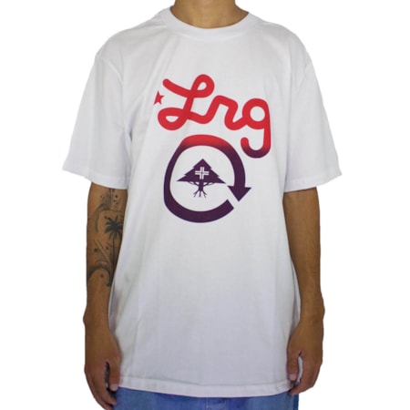 Camiseta Lrg Cycle Logo Branca