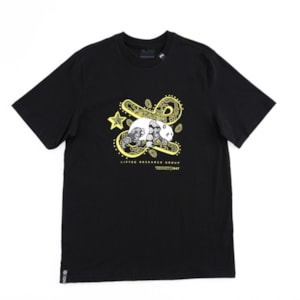 Camiseta Lrg Deeper Roots Panda Preto