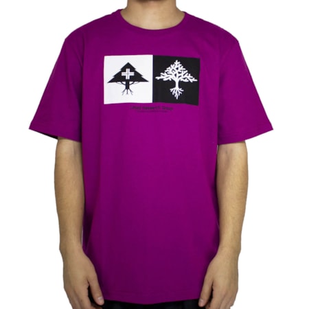 Camiseta Lrg Double Roxo