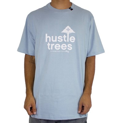 Camiseta Lrg Hustle trees Azul Claro
