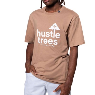 Camiseta Lrg Hustle Trees Caqui