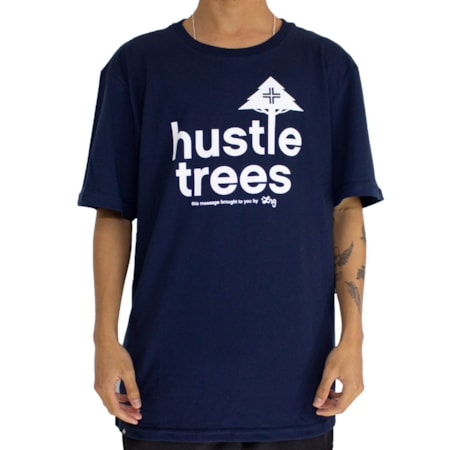 Camiseta Lrg Hustles Azul Marinho