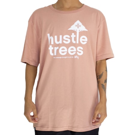 Camiseta Lrg Hustles Salmão