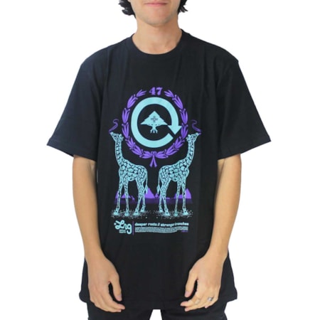 Camiseta Lrg Laurel Preto