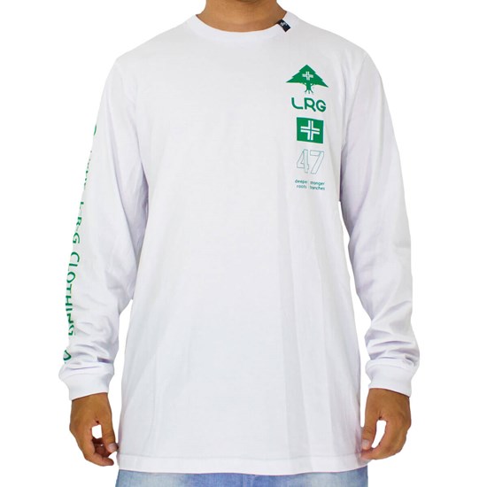 Camiseta Lrg Manga Longa Stronger Branches Branco