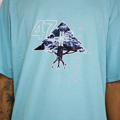 Camiseta Lrg Mountain Azul Claro