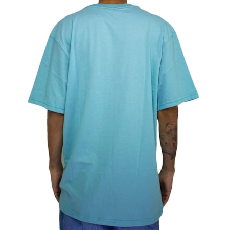 Camiseta Lrg Mountain Azul Claro