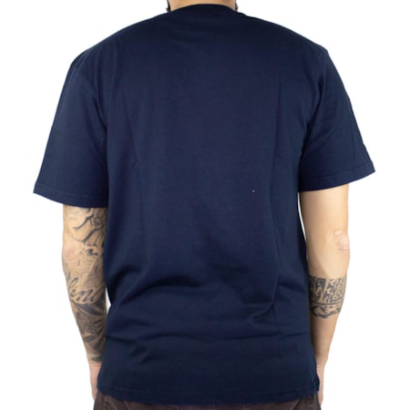 Camiseta Lrg Mountain Azul Marinho