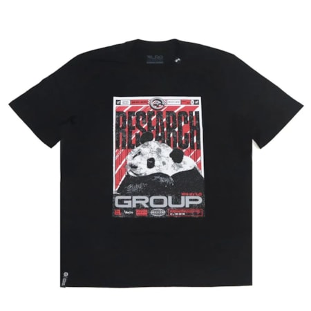 Camiseta Lrg Panda Edition Preto