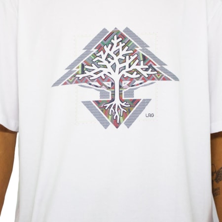 Camiseta Lrg Roots Tree White