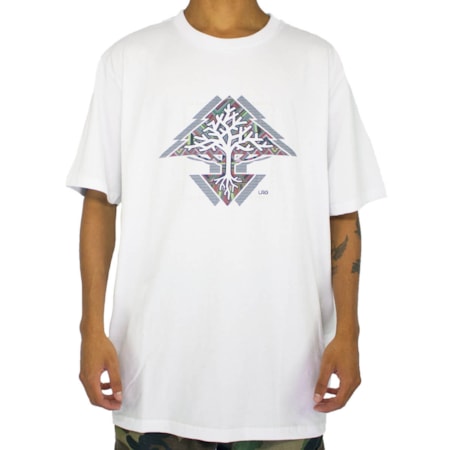 Camiseta Lrg Roots Tree White