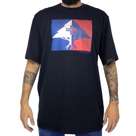 Camiseta Lrg Shaded Preto