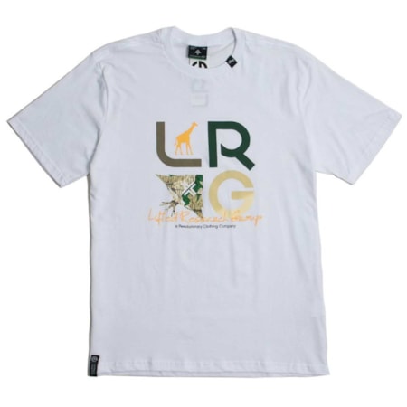 Camiseta Lrg Sketch Camo Icons Branco