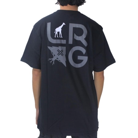 Camiseta Lrg Stacked Preto 