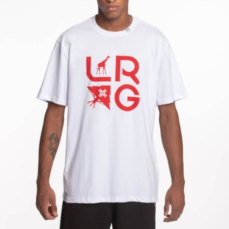 Camiseta Lrg Stay Stacked Branco