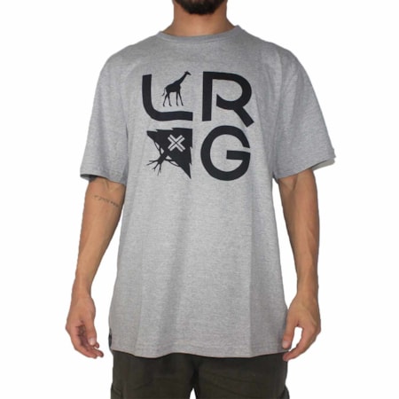 Camiseta Lrg Stay Stacked Cinza