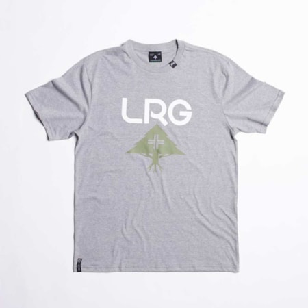 Camiseta Lrg Stay Stacked Cinza