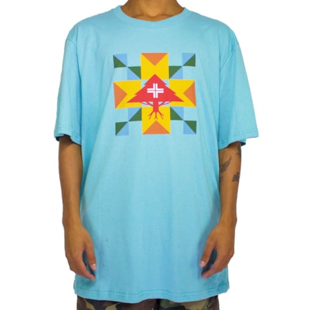 Camiseta Lrg Tree Rituals Azul Claro