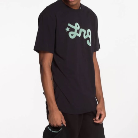 Camiseta Lrg Western Script Preto